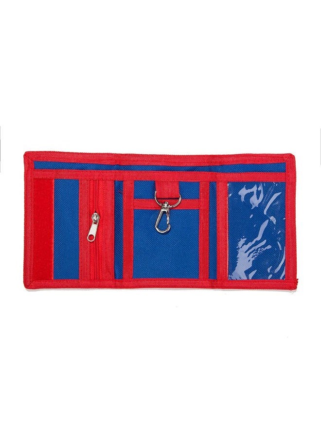 Leyeve Trifold Canvas Outdoor lovely cartoon Wallet for Kids - Santa Claus, Firetruck, Trifold Wallet - Image 5