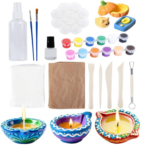 PATPAT® Squishy Making Kit - DIY Clay Mould Set, Ta-ba Squishy Clay DIY Kit for Kids Stress Relief Clay Fidget Toy Silicone Mould Making Kit Squishy Toy DIY Clay Kit with Tools & Accessories - Image 1