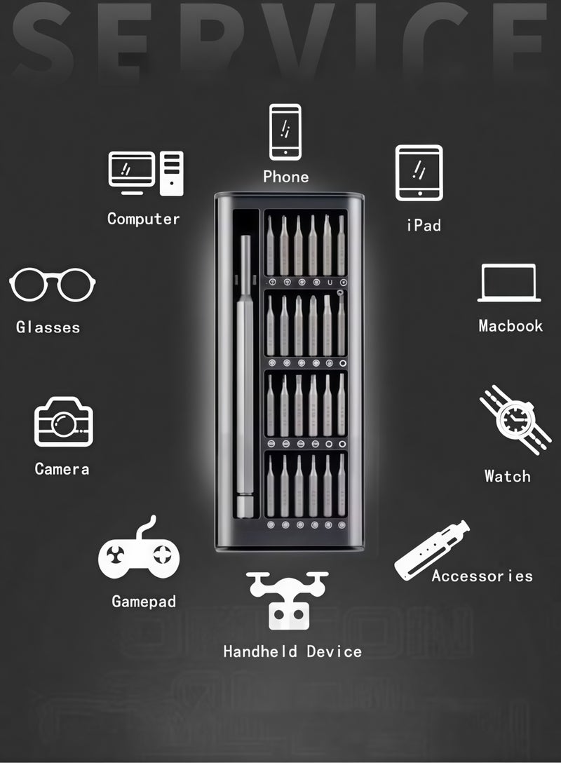 24-in-1 Precision Magnetic Screwdriver Set – Mini Tool Kit for Glasses, Phones, Laptops & DIY Projects - Image 1