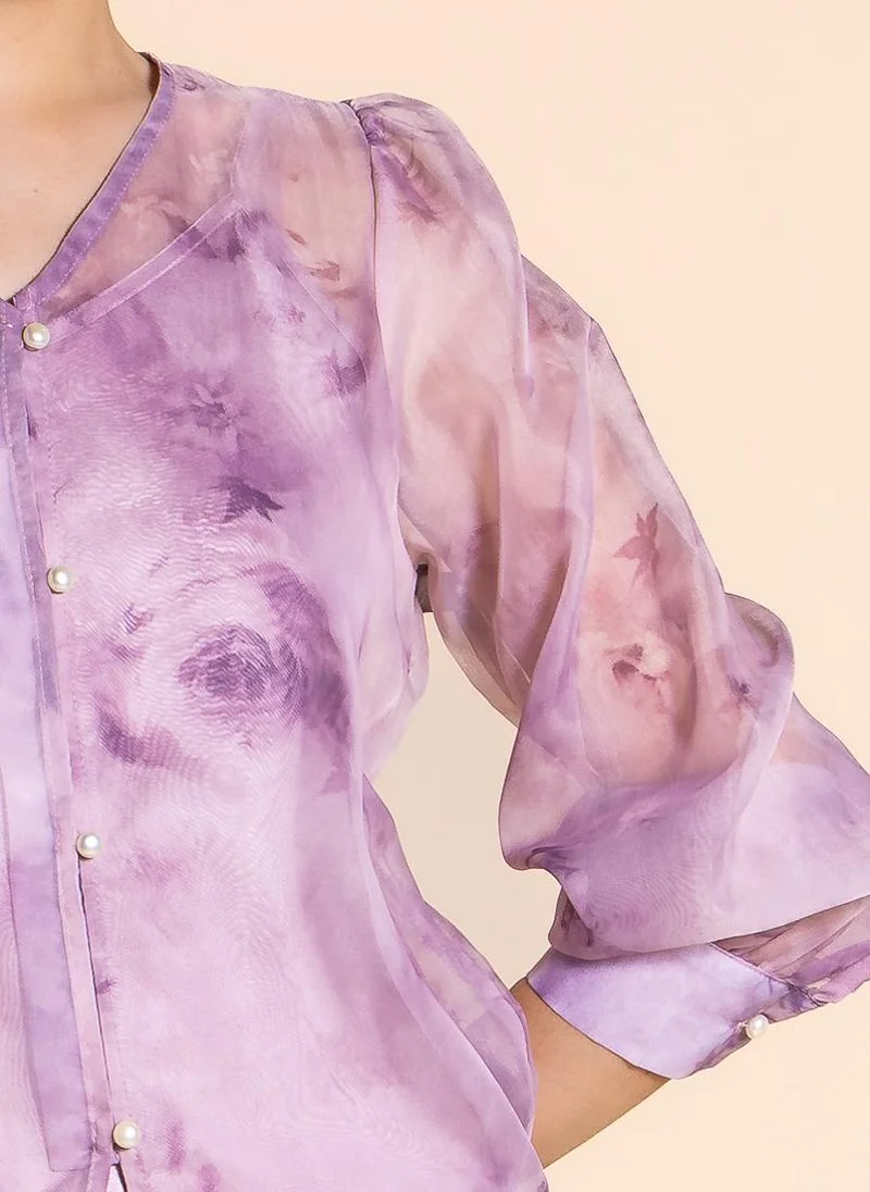 SHAPES MIDI SATIN DRESS WITH MATCHING TOP