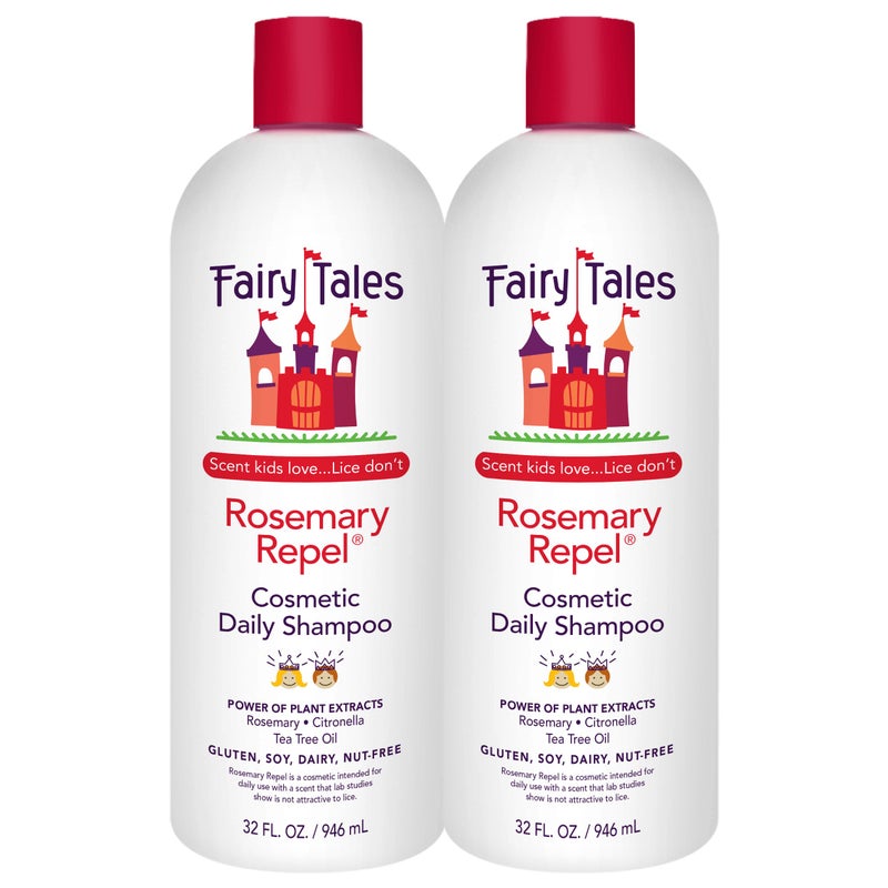 Fairy Tales Rosemary Repel Daily Kids Shampoo Kids Like the Smell Lice Do Not 32 fl oz Pack of 2