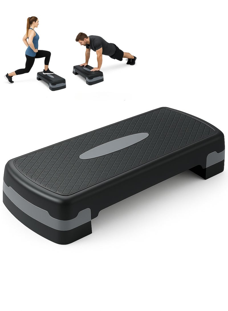 بلا نهاية منصة تمرينات أيروبيك مع 2 ارتفاعات قابلة للتعديل | متعددة الألوان (متنوعة) | المادة: بلاستيك ABS | منصة تمرينات رياضية | مثالية للصالة الرياضية والمنزل | لياقة القلب | للرجال والنساء - Image 1