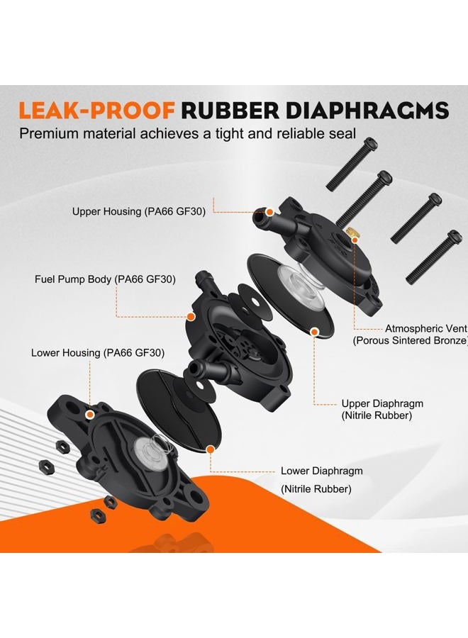 Hipa Fuel Pump + Fuel Filter Replacement for John Deere Z225 Z235 Z245 Z255 Z335E Z335M Z345M Z345R Z355R Z375R Z425 Z435 Z445 Z465 Lawn Mower - Image 3