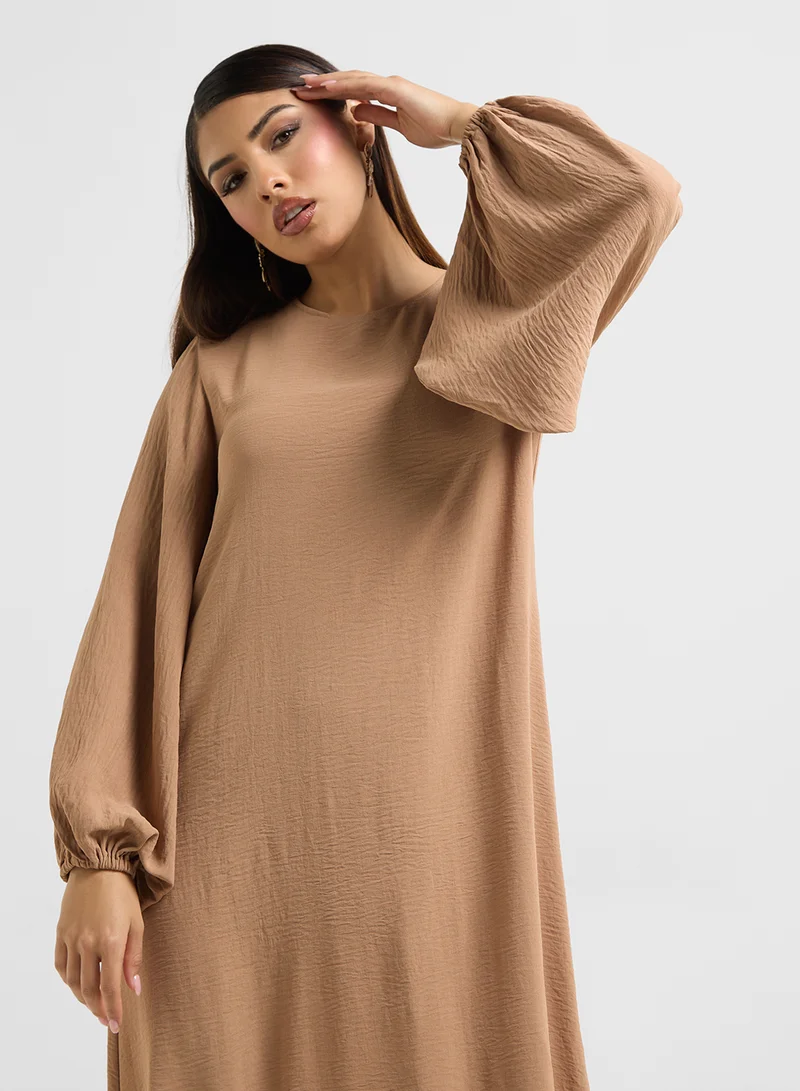 Khizana Balloon Sleeve Dress
