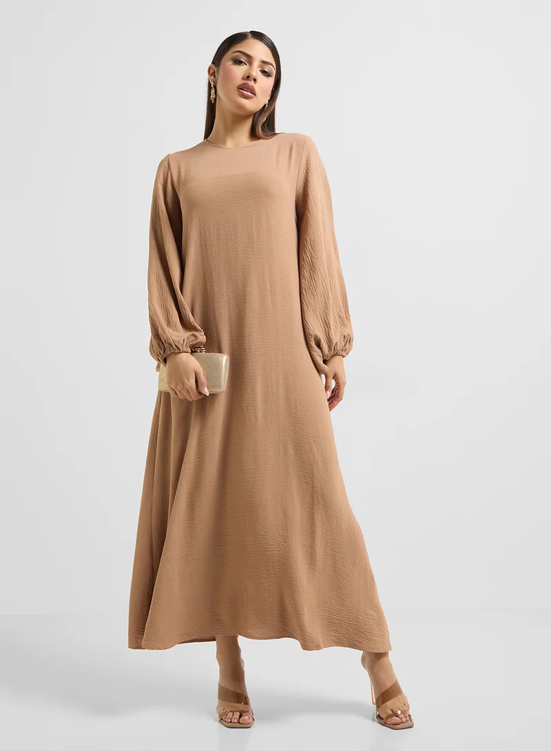 Khizana Balloon Sleeve Dress