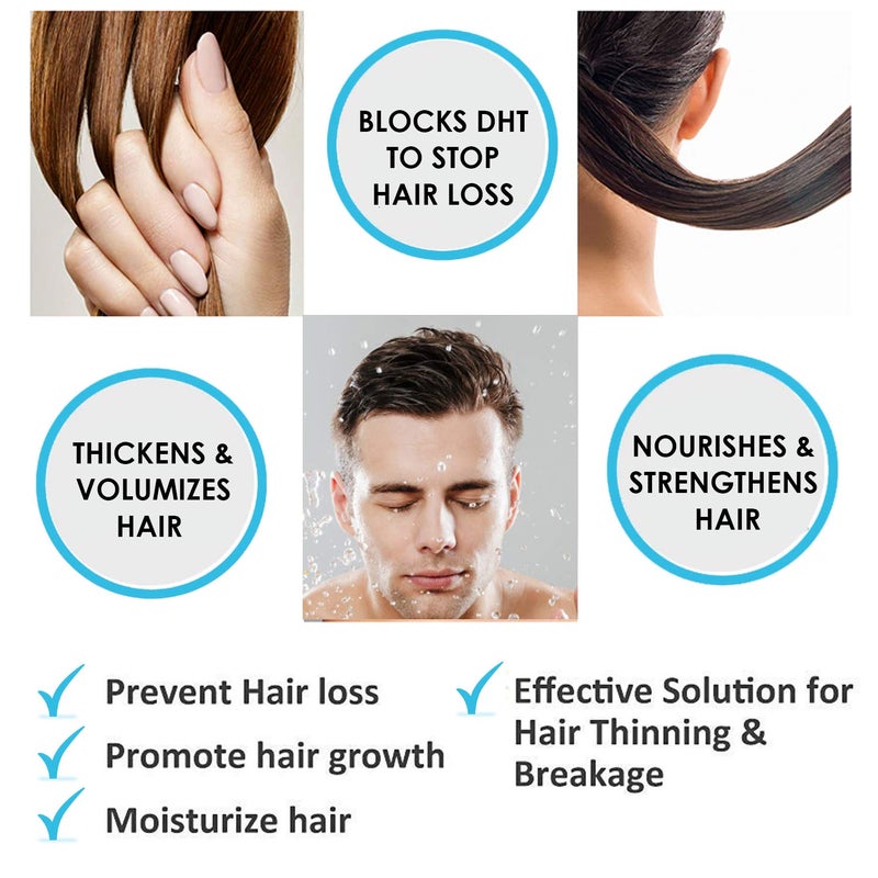 Pronexa Hairgenics Pronexa Clinical Strength Hair Growth & Regrowth Therapy Hair Loss Shampoo With Biotin, Collagen, and DHT Blockers for Thinning Hair, 8 fl. oz. - Image 3