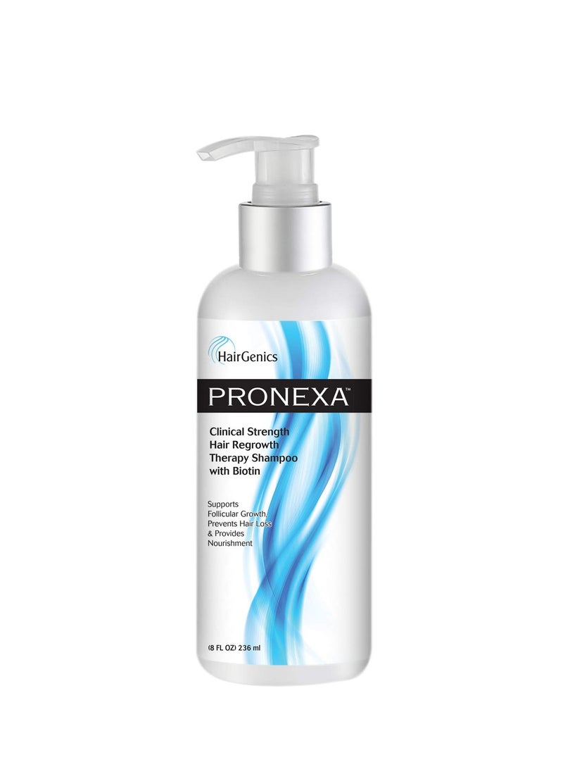 Pronexa - Hairgenics Pronexa Clinical Strength Hair Growth & Regrowth Therapy Hair Loss Shampoo With Biotin, Collagen, and DHT Blockers for Thinning Hair, 8 fl. oz. - Image 1