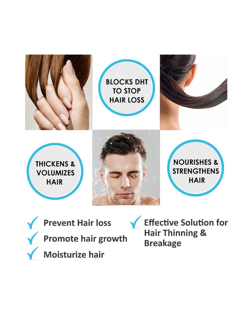 Pronexa - Hairgenics Pronexa Clinical Strength Hair Growth & Regrowth Therapy Hair Loss Shampoo With Biotin, Collagen, and DHT Blockers for Thinning Hair, 8 fl. oz. - Image 1