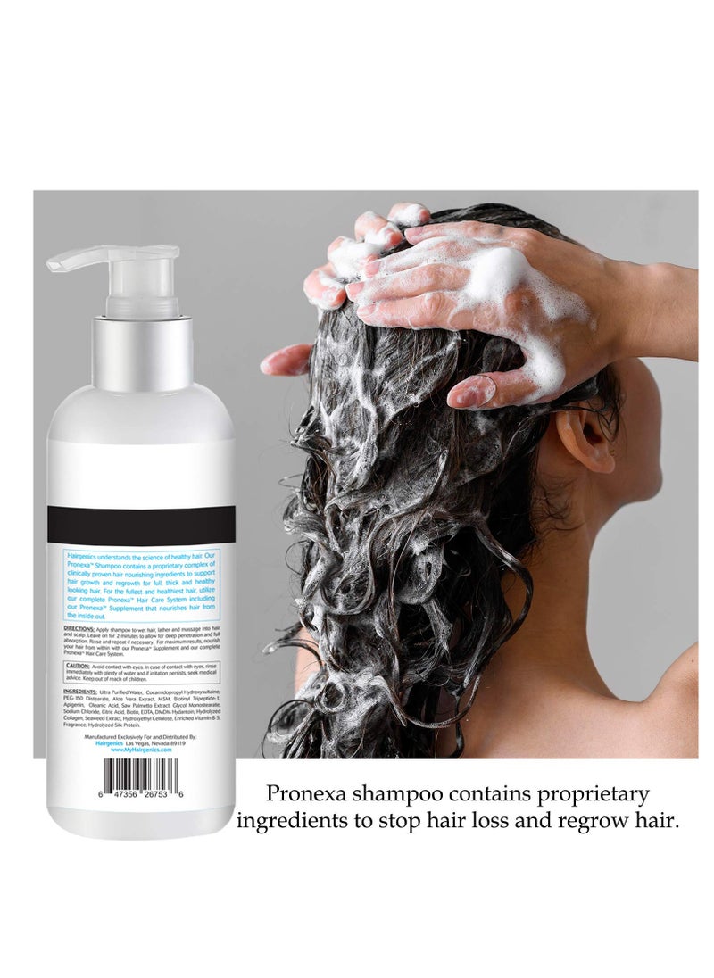 Pronexa - Hairgenics Pronexa Clinical Strength Hair Growth & Regrowth Therapy Hair Loss Shampoo With Biotin, Collagen, and DHT Blockers for Thinning Hair, 8 fl. oz. - Image 1