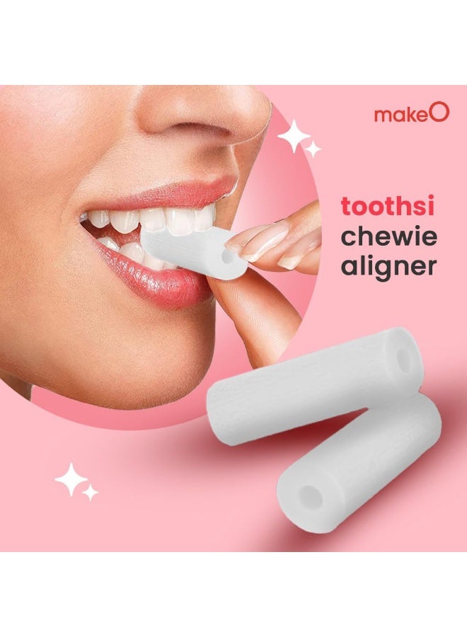 Toothsi أداة Toothsi Chewie لتثبيت التقويم الشفاف | أداة تثبيت (بدون نكهة) | 2 سم | أداة مضغ مخصصة للتقويم الشفاف | مصنوعة من مادة البوليمر المشترك (ستايرين) - بلاستيك مرن | أداة مرنة وقابلة لإعادة الاستخدام | آمنة وصحية وسهلة الاستخدام - Image 4