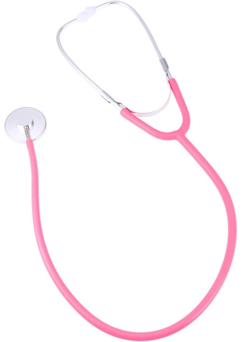 Scrolls Real Working Stethoscope Dual Head Stethoscope For Children Kids Role Play Listening To Heartbeat Functional Toy Gifts- Pink - Image 1