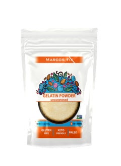 MACROS FIX Gelatin Powder 100gm HALAL 100% BEEF-Keto friendly/Gulten free/Vegan/unsweetened 
