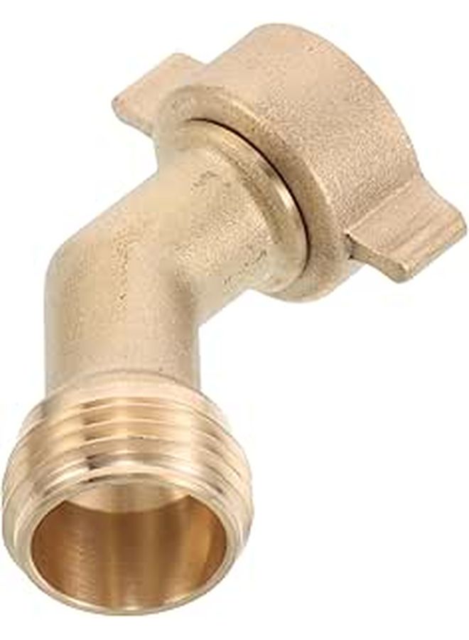 Heavy Duty RV Water Hose Elbow Connector Quick Release Leakproof Brass - Image 1