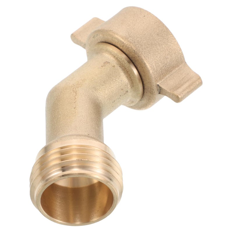 Heavy Duty RV Water Hose Elbow Connector Quick Release Leakproof Brass - Image 2