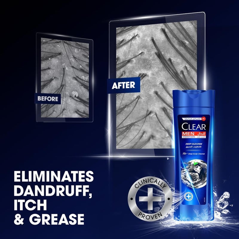 CLEAR Men Deep Cleanse Anti-Dandruff Shampoo 350 ML - Image 5