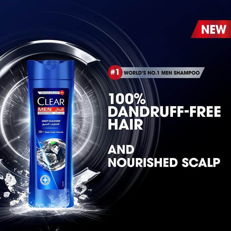 CLEAR Men Deep Cleanse Anti-Dandruff Shampoo 350 ML - Image 3