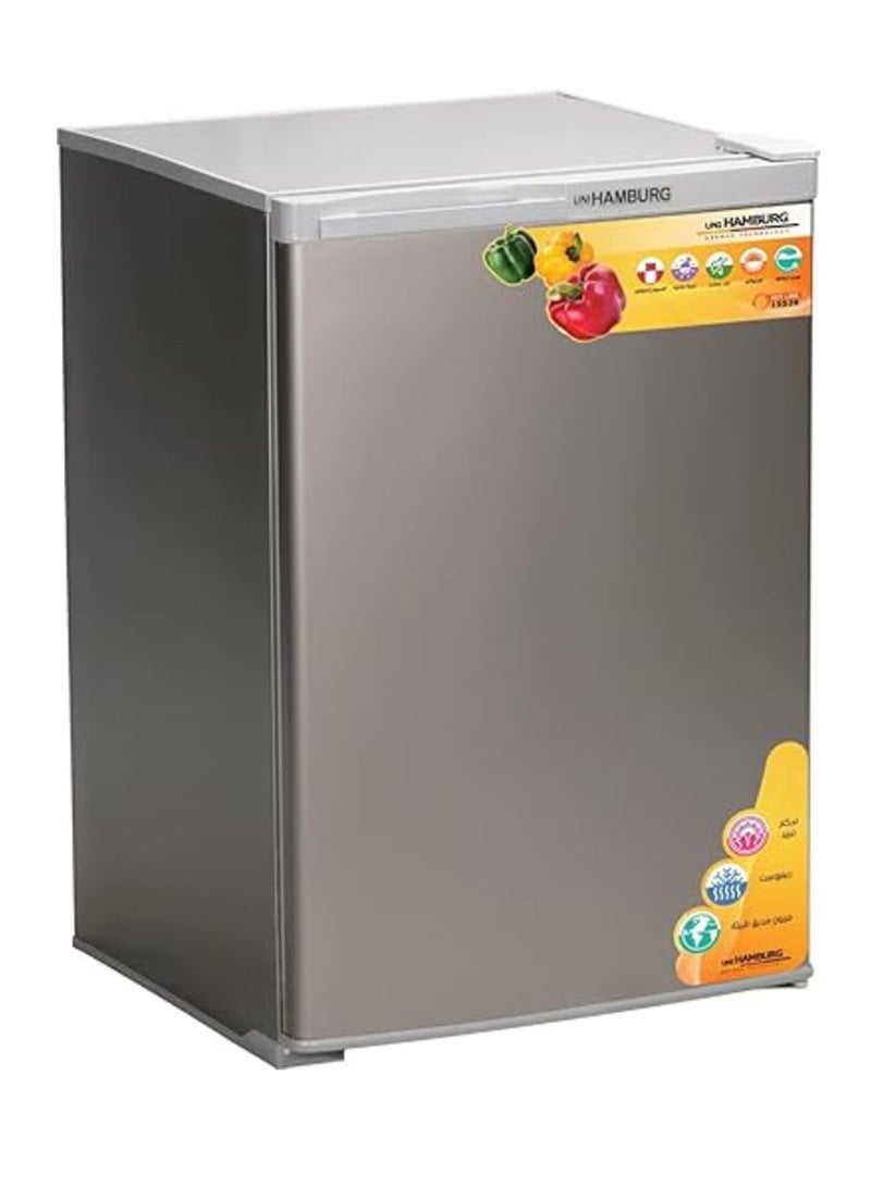 HAMBURG Hamburg FB15 140L Mini Bar Refrigerator, Silver  - Image 2