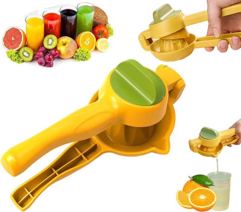 Prostuff.in® Manual Juicer | Citrus Juicer | Lemon Squeezer | Fruit Juicer With Rotary Knob Rotatable | Lemon, Orange, Citrus, Fruits, Lime Squeezer | Hand Juicer Kitchen Tool Multicolor 1 Pcs - Image 1