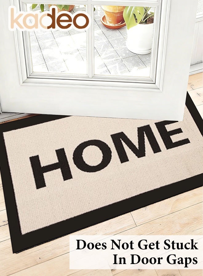 kadeo Welcome Mat, Outdoor Indoor, All-Weather Waterproof Front Door Mat,  Outside Entrance, Non-Slip Low Profile Porch Patio Doormat, Heavy Duty Non-Slip Outside Door Mat for Garage Patio Proch Entryway Indoor 60*90CM - Image 5