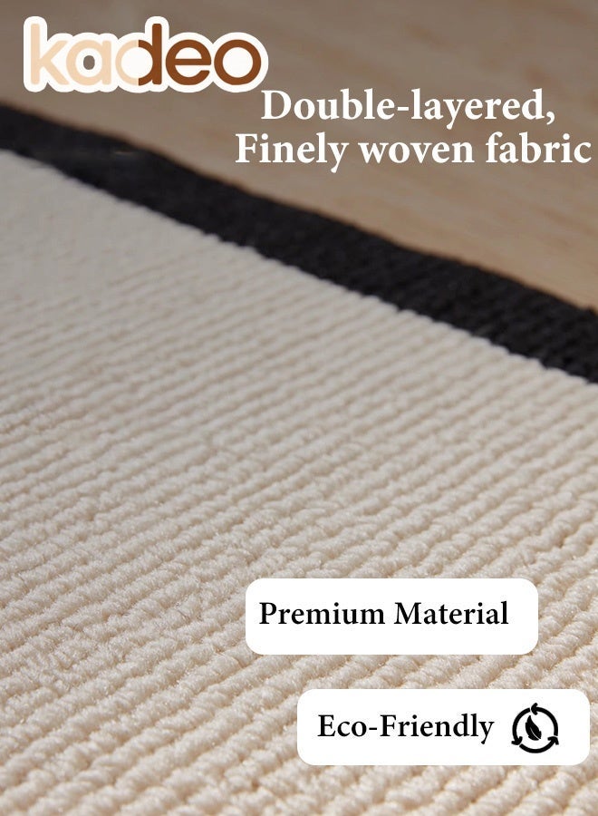 kadeo Welcome Mat, Outdoor Indoor, All-Weather Waterproof Front Door Mat,  Outside Entrance, Non-Slip Low Profile Porch Patio Doormat, Heavy Duty Non-Slip Outside Door Mat for Garage Patio Proch Entryway Indoor 60*90CM - Image 2