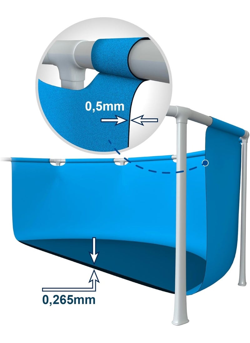 INTEX Intex Metal Frame Round Swimming Pool Set 2.44mx51cm  - Image 3
