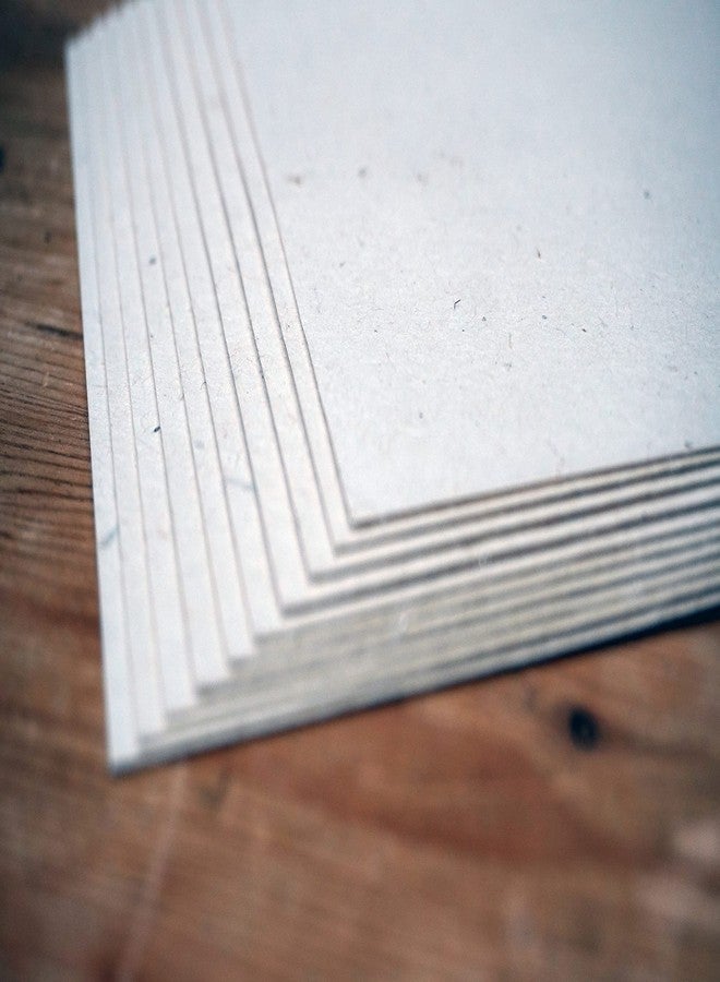 Of The Earth 10 Seed Embedded Recycled Lotka Cardstock Handmade Paper - Image 5
