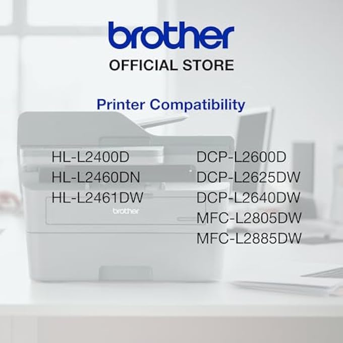 GENUINE TN2500 STANDARD YIELD BLACK INK PRINTER TONER CARTRIDGE, PRINTS UP TO 1,200 PAGES - Image 3