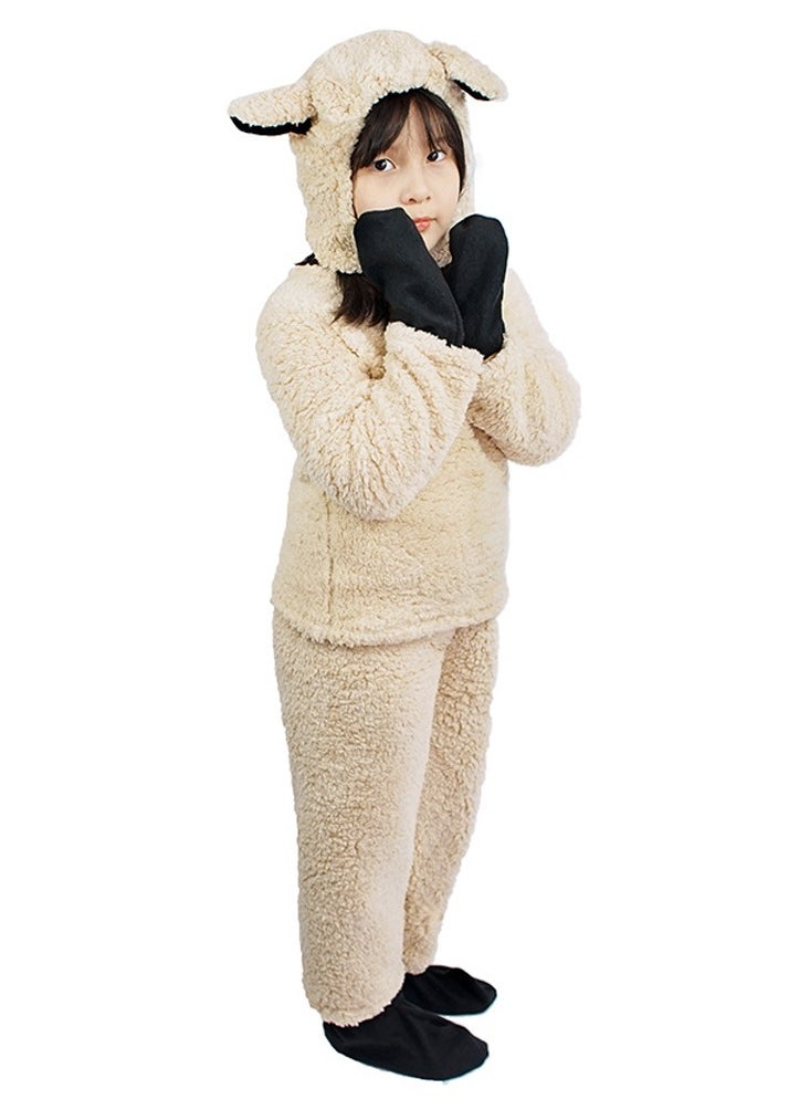 Al Aoyama Kids' Sheep Stage Performance Costume, Animal Role-Play Cosplay, Primary Outfit Photography Costume  - Image 2