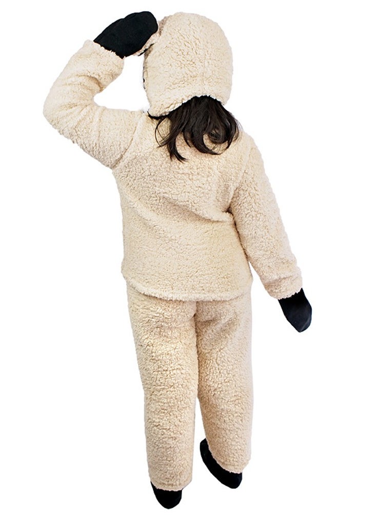 Al Aoyama Kids' Sheep Stage Performance Costume, Animal Role-Play Cosplay, Primary Outfit Photography Costume  - Image 3
