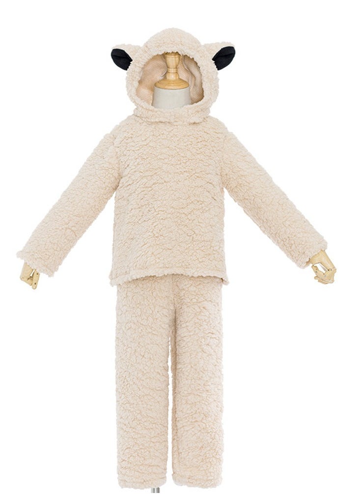 Al Aoyama Kids' Sheep Stage Performance Costume, Animal Role-Play Cosplay, Primary Outfit Photography Costume  - Image 5