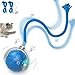 FLERDMAU Interactive Cat Ball Toy for Indoor Cats Fast Rolling on Carpets Motion Activated with Chirping Sounds Enrichment Play for Active Bored Cats - Image 3