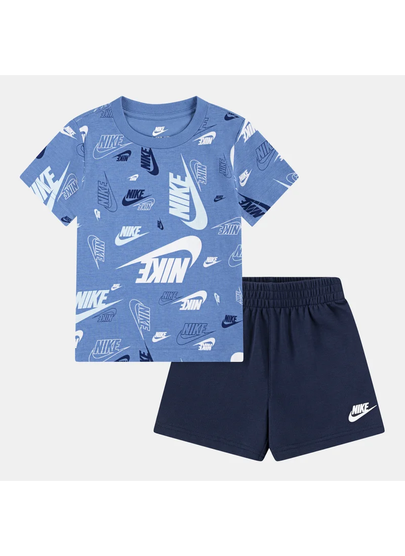 Nike Kids' Sportswear Printed T-Shirt and Shorts