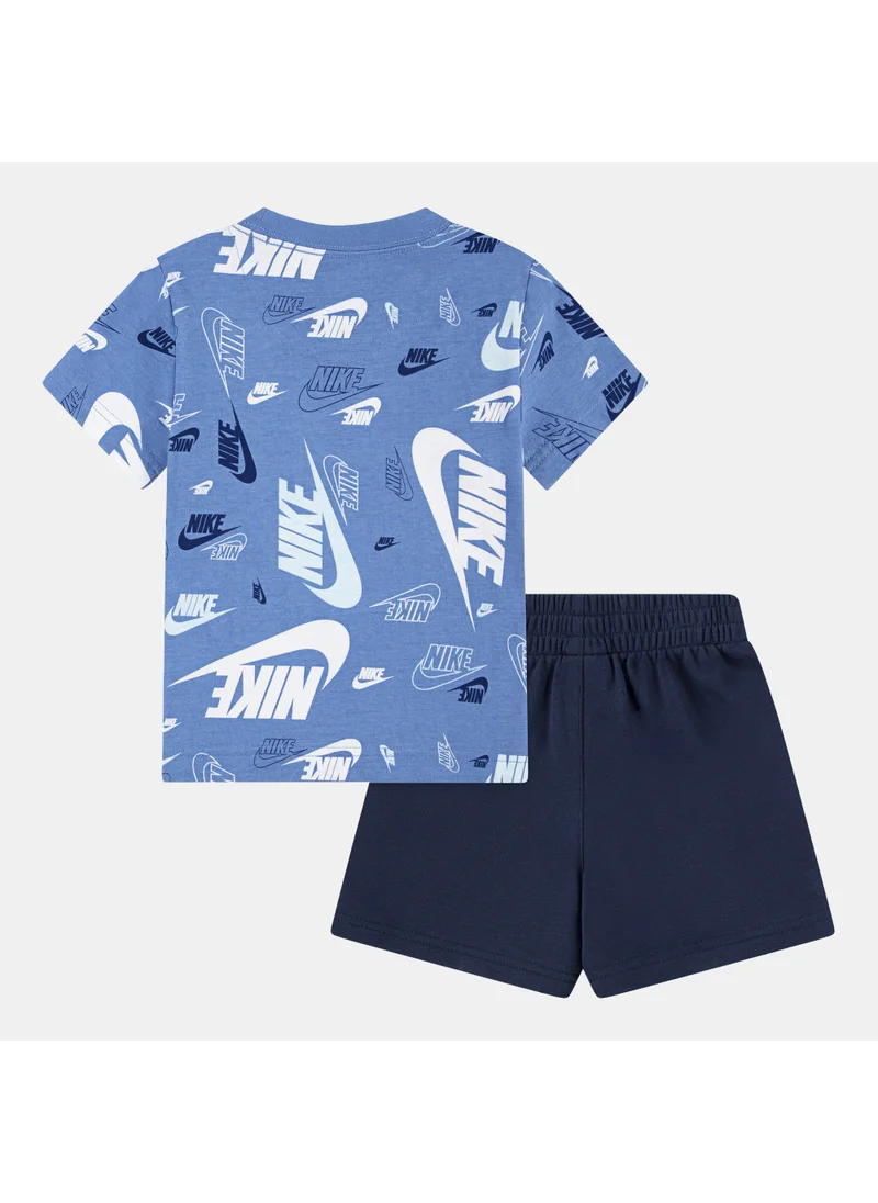 Nike Kids' Sportswear Printed T-Shirt and Shorts