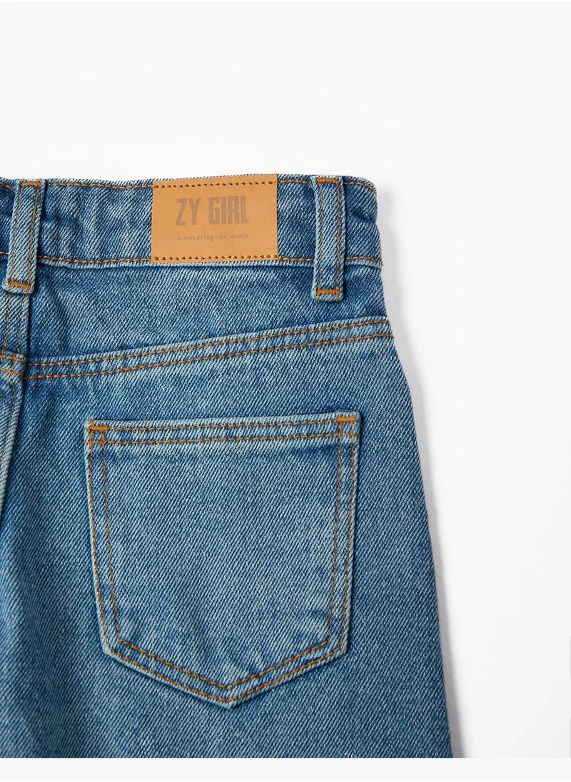 Zippy Zippy Blue Cotton Denim Shorts