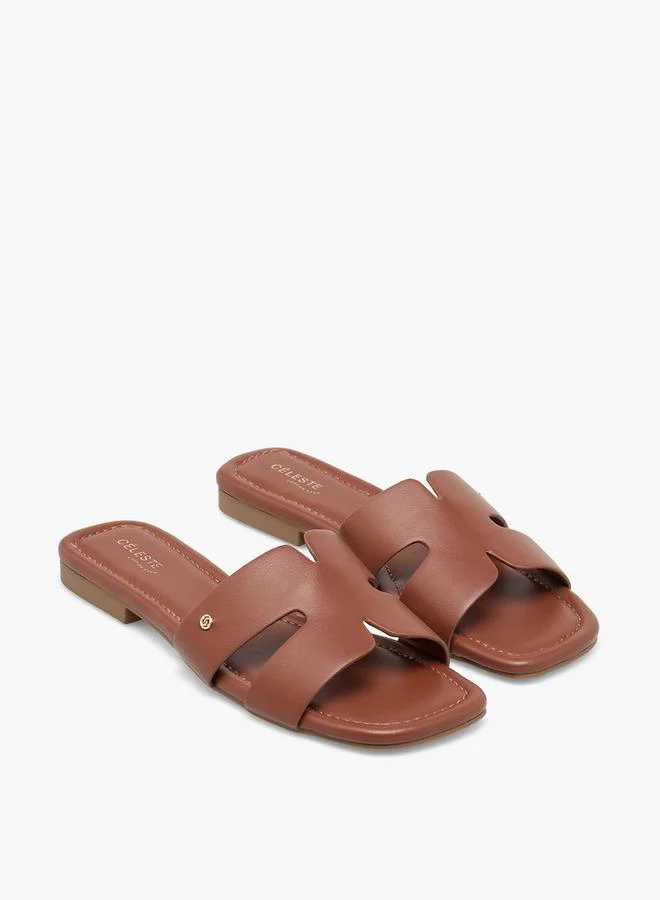 سيليست Women Cutout Slide Sandals