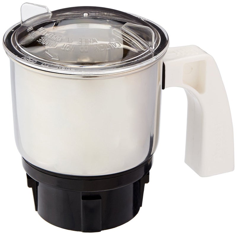 Preethi MGA-501 0.4-Litre Chutney Jar (Steel/Transparent) | Machine Ground & Polished Blades | Quick Grinding | High Grade Nylon Couplers | 1 Year Warranty |Transparent Lid - Image 4