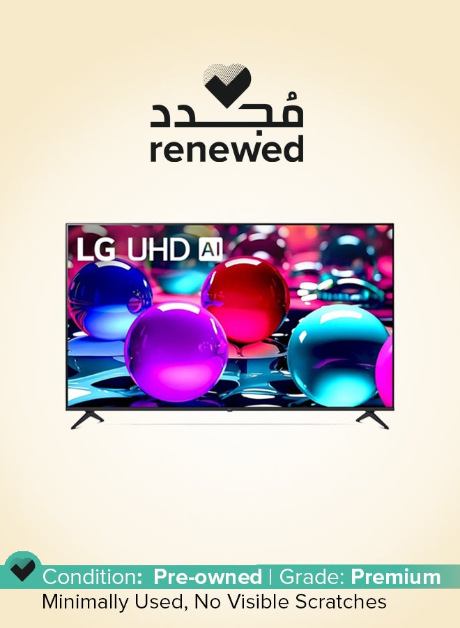 Renewed - 55-inch Smart TV - 4K 55UA73 Black