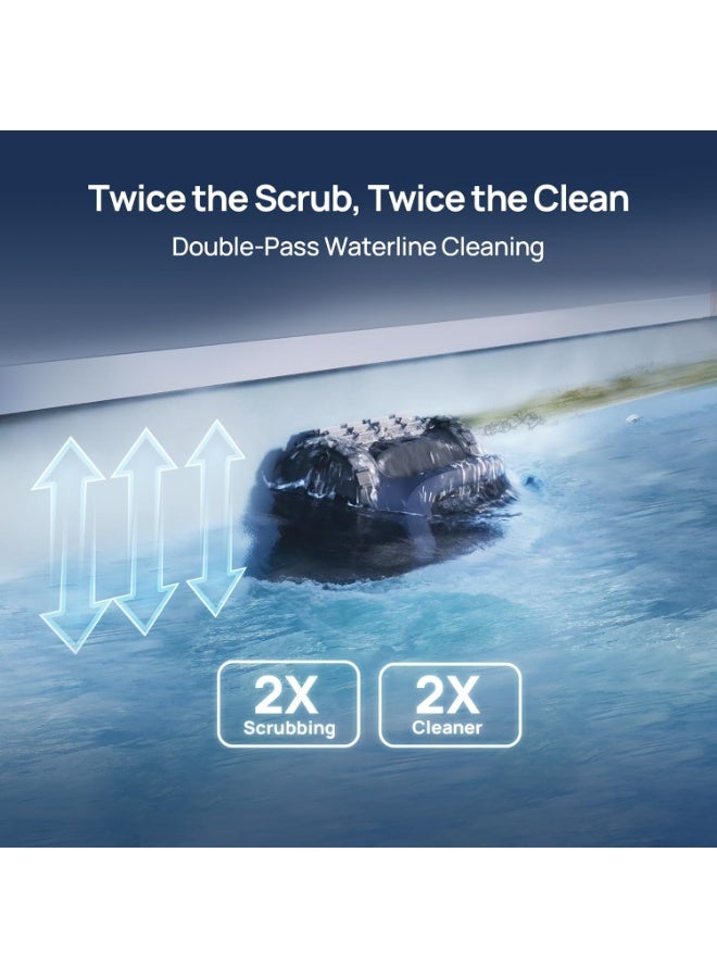 Beatbot (2025 Upgrade) Beatbot AquaSense 2 Cordless Robotic Pool Vacuum Cleaner, Smart Surface Parking, Double-Pass Waterline Scrubbing, Cleans Floor, Walls and Waterline - Sky Blue - Image 3