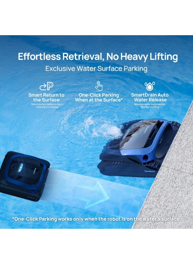 Beatbot (2025 Upgrade) Beatbot AquaSense 2 Cordless Robotic Pool Vacuum Cleaner, Smart Surface Parking, Double-Pass Waterline Scrubbing, Cleans Floor, Walls and Waterline - Sky Blue - Image 2