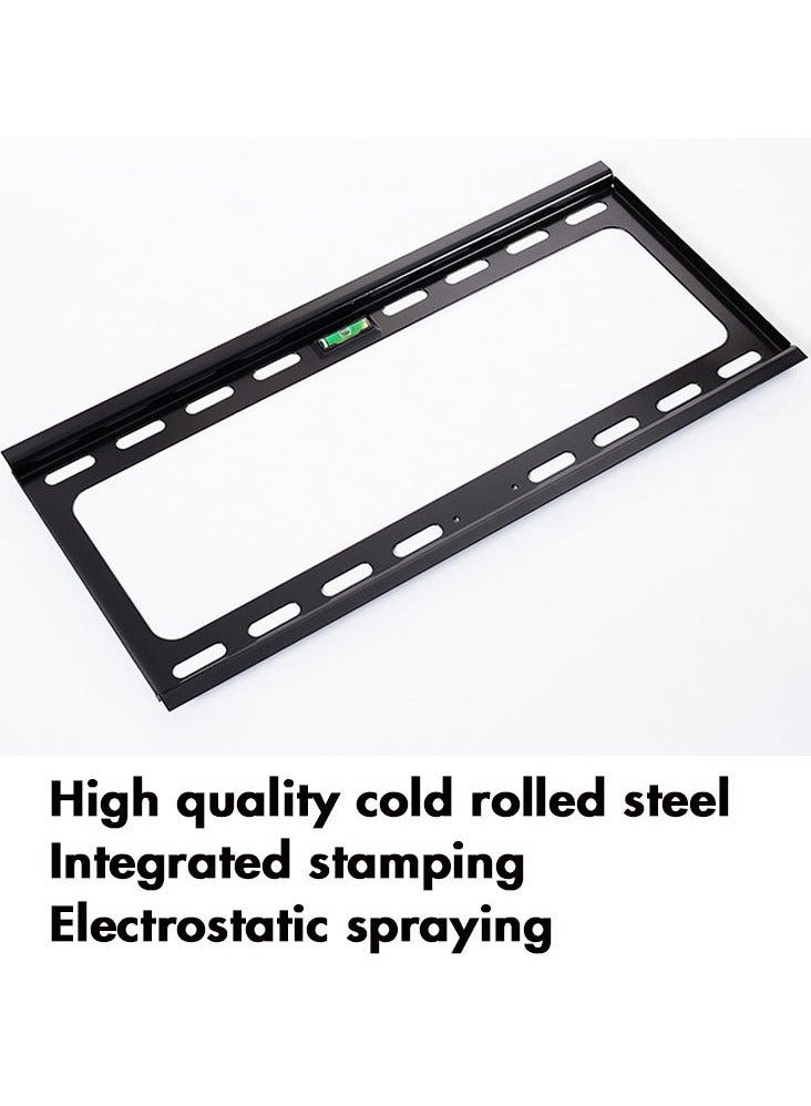 TV Wall Mount Steel Bracket for 26-63 Inch Flat Screen LED and LCD TVs, Fixed Space with 50KG Load Capacity, 23mm from Wall, VESA 200x200-400x400mm  - Image 2