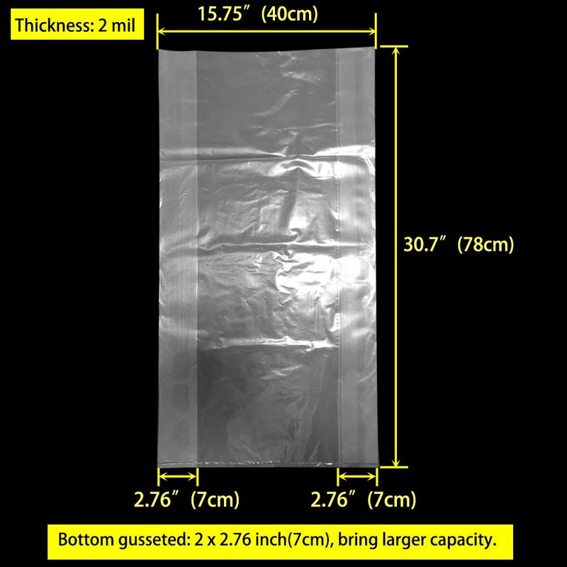 Belinlen 25 Pack 5 Gallon Bucket Liner Bags for Marinating and Brining  Great for Storage Food  Heavy Duty Leak Proof (2 mil) - Image 3