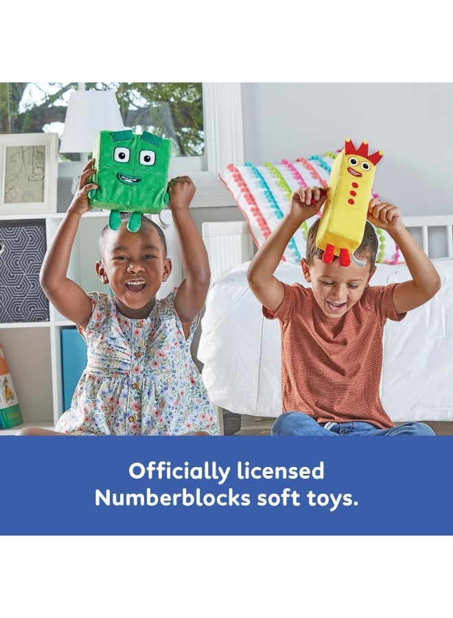 Learning Resources Numberblocks Three And Four Playful Pals 2-Piece Set, Multi-Color Plush for Age 1.5 years - Image 3