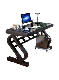AGD Gaming table Computer desk , simple home desk, suitable for bedroom, steel frame wooden desk, PC laptop desk, study desk  - Image 1