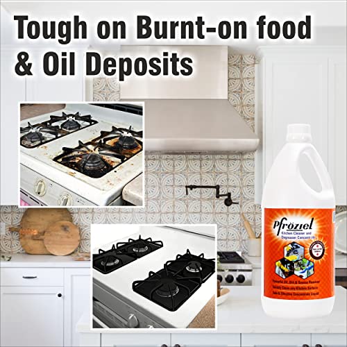 Pfroziel kitchen Cleaner Liquid (1 Liter) I Removes tough grease/oil/stain I Antibacterial I Cleans Kitchen Slabs, tiles, floor, marble I Non Flammable - Image 5