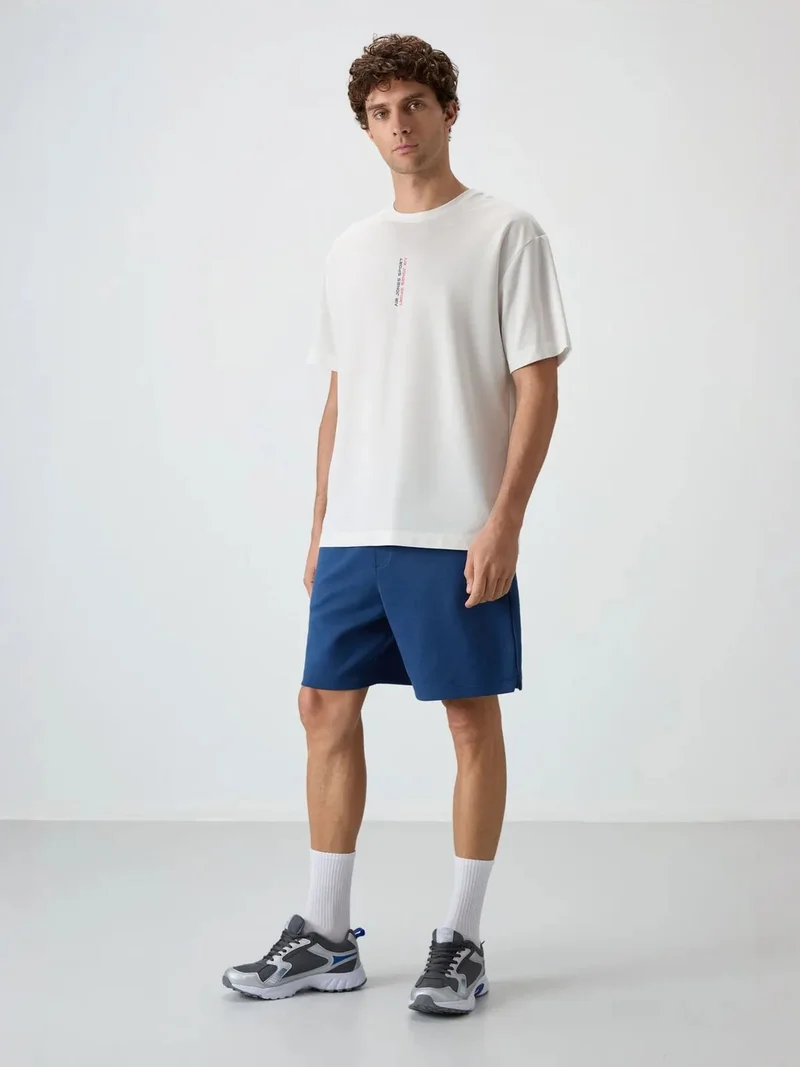 تومي لايف TOMMY Men's Cotton-polyester Sweat Shorts