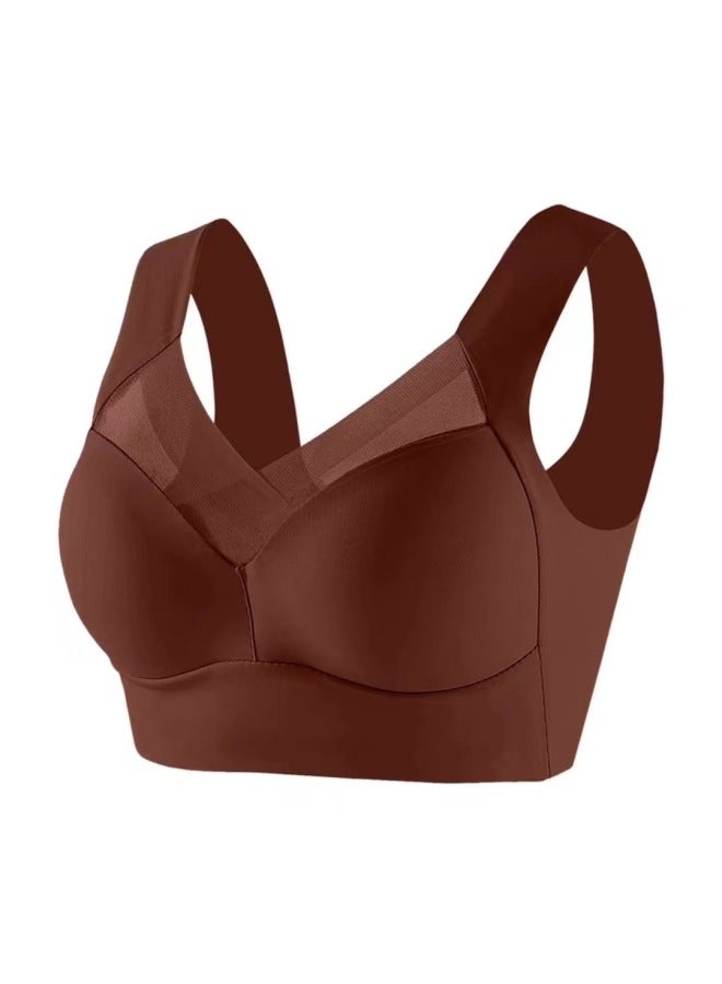 Sand One-piece Fixed Latex Cup Seamless Ice Silk Thin Beauty Back Wrapped Chest Without Steel Ring Sports Tube Top Underwear
