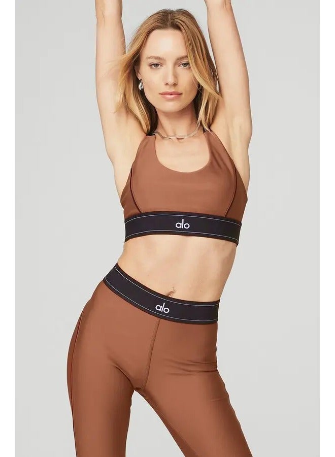 alo alo yoga SUIT UP BRA AIRLIFT SUIT UP BRA brown 