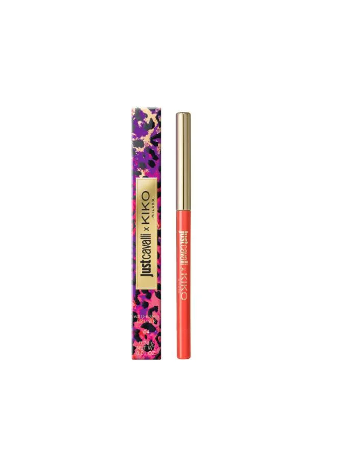 Kiko Milano heat game Just Cavalli X Kiko Milano Wild-Kisser Lip Liner 04 Heat Game for Women | Best Price UAE