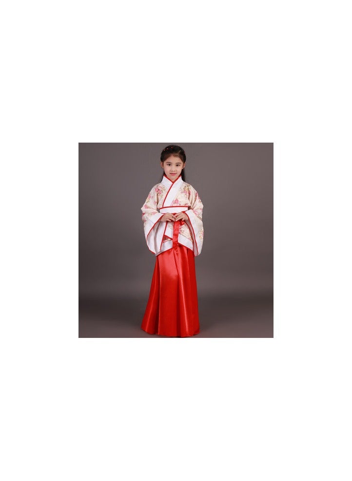 general Traditional Girl's Ancient Hanfu Costume - Elegant Princess Performance Dress for Stage, Cosplay & Cultural Events - Image 1