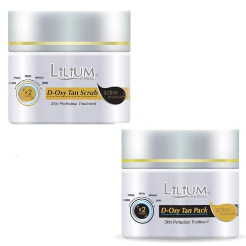 Lilium Oxy-Tan Pack and Scrub for Glowing Skin 40g Pack of 2 - Image 1